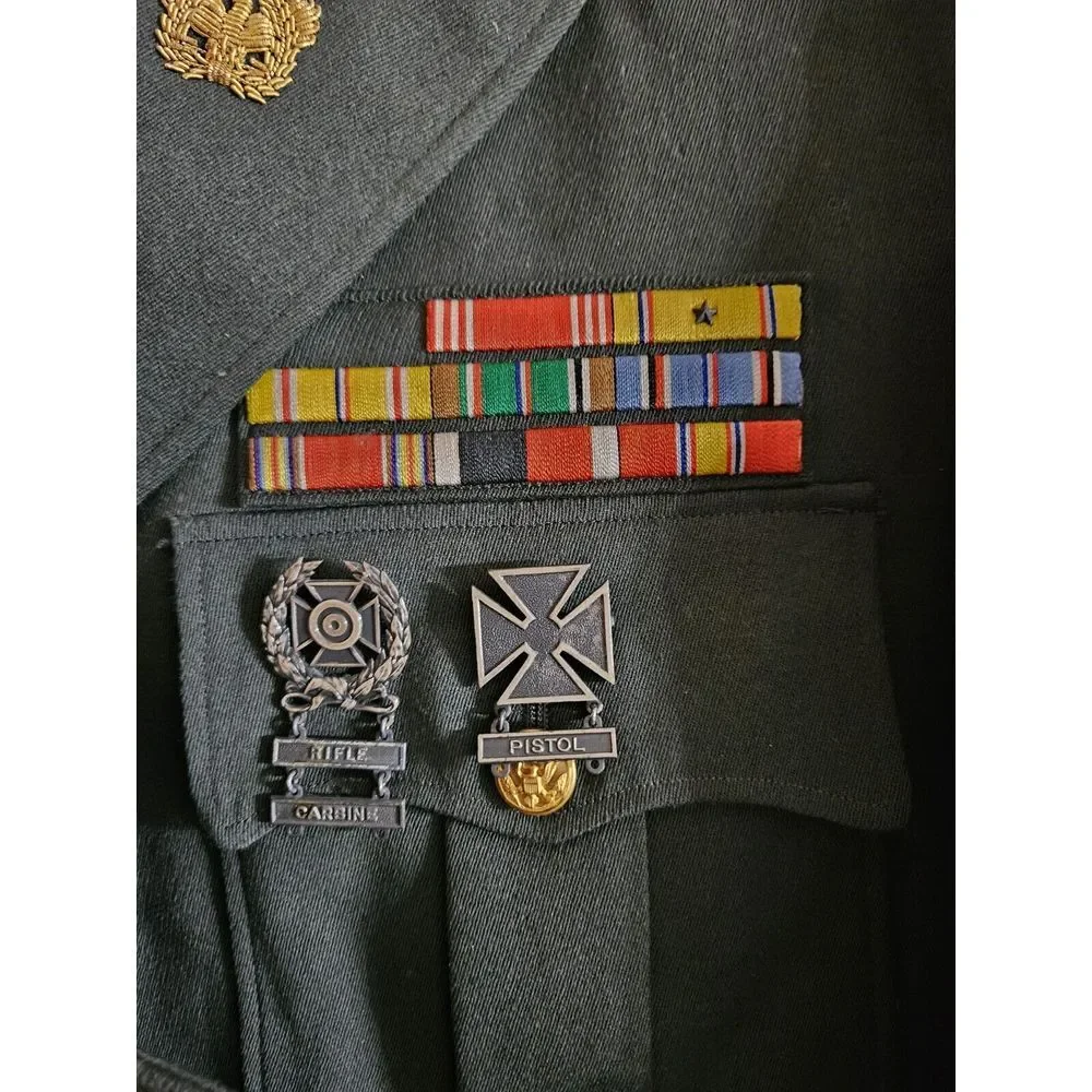 VERY RARE WWII U.S. Army Full‎ Dress Uniform, warrant officer Sixth Army 1953ish